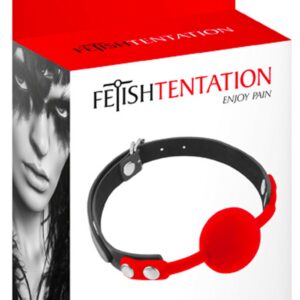 Baillon à boule rouge silicone