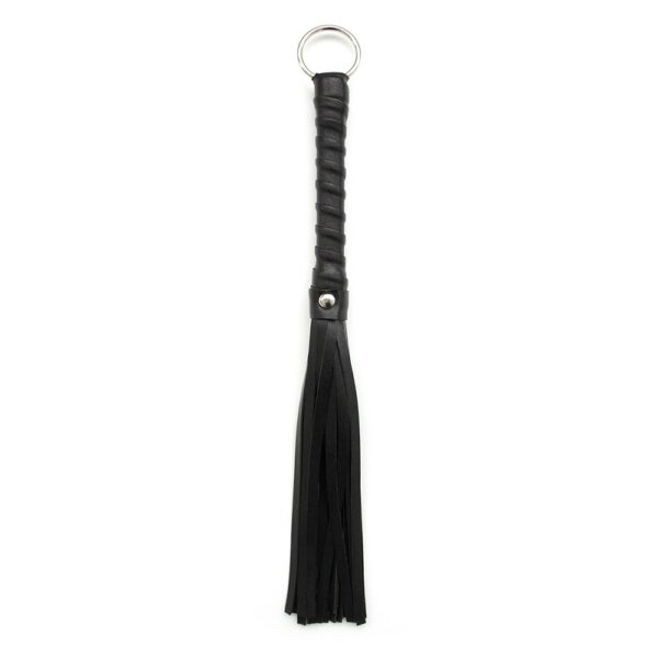 Fouet noir 28 cm – Image 2