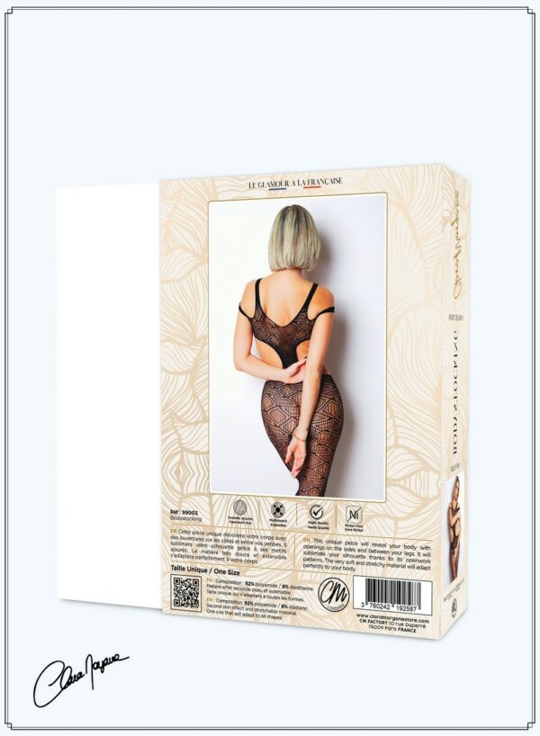 Body noir avec ouverture sexy – Image 6