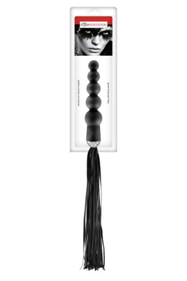 Martinet avec manche chapelet anal noir Fetish Tentation - – Image 2