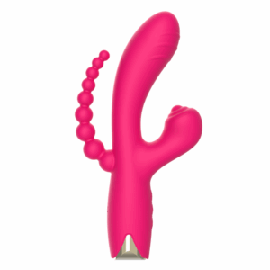 Vibromasseur triple stimulation